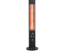 Klarstein Infraroodverwarming, Stralingsverwarming Voor Binnen, Infraroodverwarming, Veilige Elektrische Verwarming Met Kantelbeveiliging, Energiezuinige Verwarming Met Ip65, Terrasverwarmer, 1200 Watt