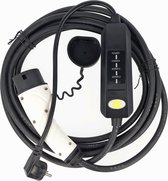 Câble de charge pour voitures électriques avec prise SchuKo sur type 2 Mode2 230V 16A technologie de charge monophasée avec un maximum de 3,7 kW