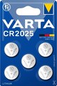 Varta knoopcel CR2025 3v lithium - 50 stuks