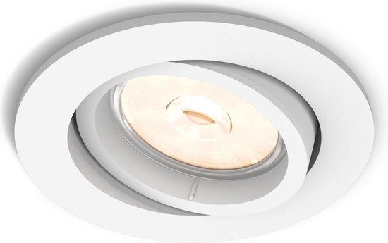 houder Krachtcel afdrijven Philips Enneper inbouwspot - 1-lichts - wit - rond | bol.com