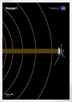 Voyager 2 - Interstellar Space | Space, Astronomie & Ruimtevaart Poster | A3: 30x40 cm