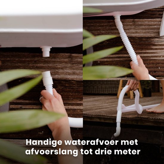 HelloBath® Opvouwbaar bad - XL James (Comfort) - Donker Grijs - 148 cm lang - Inklapbaar bad - Zitbad voor volwassenen - Bath Bucket - Extra: Luxe Badkussen, Deksels, Badlamp & Opbergtas
