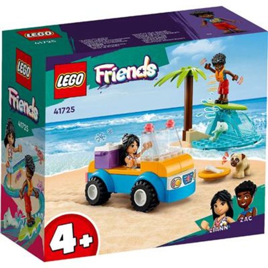 LEGO Friends Strandbuggy plezier Mini Poppetjes en Speelgoed Auto Set voor Kinderen - 41725