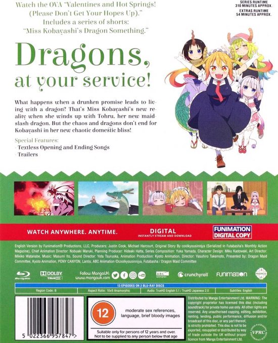Kobayashi-san Chi No Maid Dragon [2xBlu-Ray] (Blu-ray), Maria - Main Image