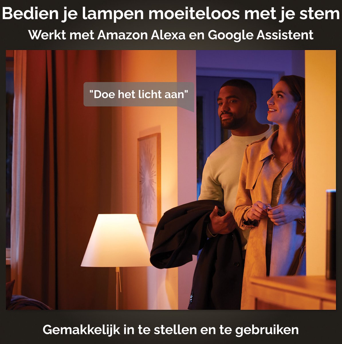 Philips Hue starterkit - wit en gekleurd licht - 3-lampen - GU10 thumbnail 6