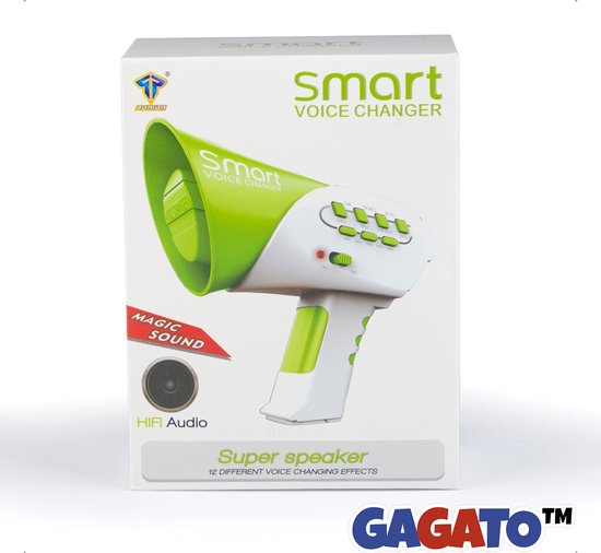 GAGATO - Changeur de voix Smart - Mégaphone - Changeur de voix - Microphone  Jouets