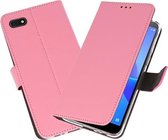 Bestcases Pasjeshouder Telefoonhoesje Huawei Y5 Lite (2018) - Roze