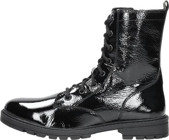 SUB55 Veterschoen hoog Veterschoen hoog - Zwart lak - Maat 31