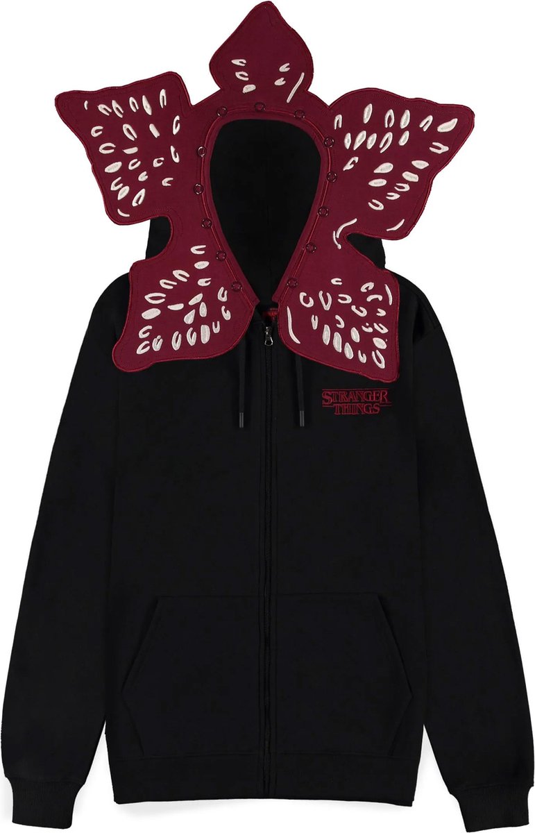 Stranger Things - Demogorgon Novelty Vest met capuchon - XL - Zwart