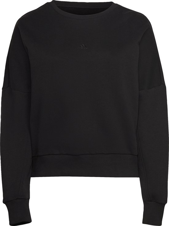 adidas Sportswear ALL SZN Fleece Sweatshirt (Grote Maat) - Dames - Zwart- 2X