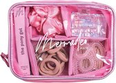 Mermade Pony Kit - set voor paardenstaarten - Opbergtas met verwijderbare vakkan - Pink / roze