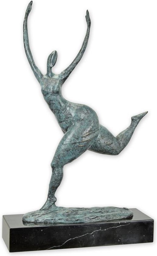 sculptuur - naakte vrouw - Bronzen beeld - erotisch - 50 cm hoog