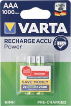 Varta 5703 Batterie Ready2Use Micro 1000mAh paquet de 2