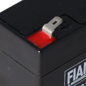 Batterie Fiamm FG20201 Batterie au plomb 2,0 Ah PB sans entretien, avec contacts à fiche de 4,8 mm