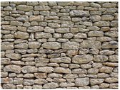 Fotobehangkoning - Behang - Vliesbehang - Fotobehang - Provençaalse stenen - 250 x 193 cm