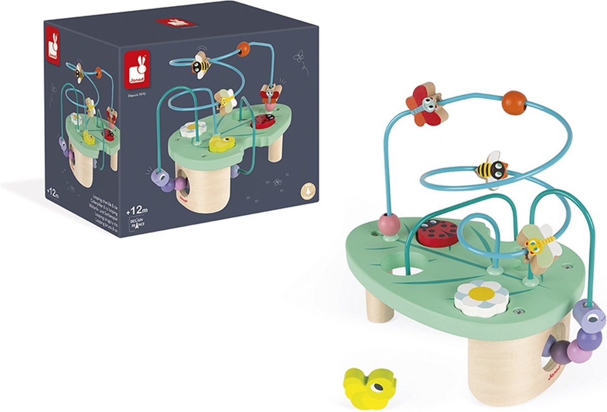 Janod - activiteitentafel - rups & co - met looping