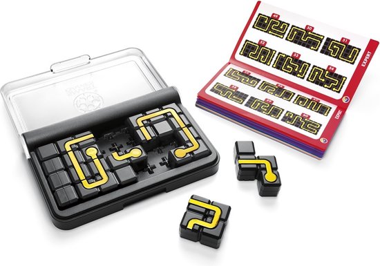 SmartGames IQ Circuit - Logisch Denkspel & Reispuzzel - 120 Opdrachten - Verbind de stippen - Educatief Solospel - Vanaf 8 Jaar