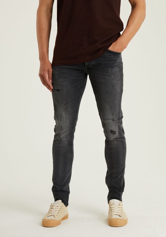 Chasin' Jeans Slim-fit jeans EGO Morrow Zwart Maat W32L32