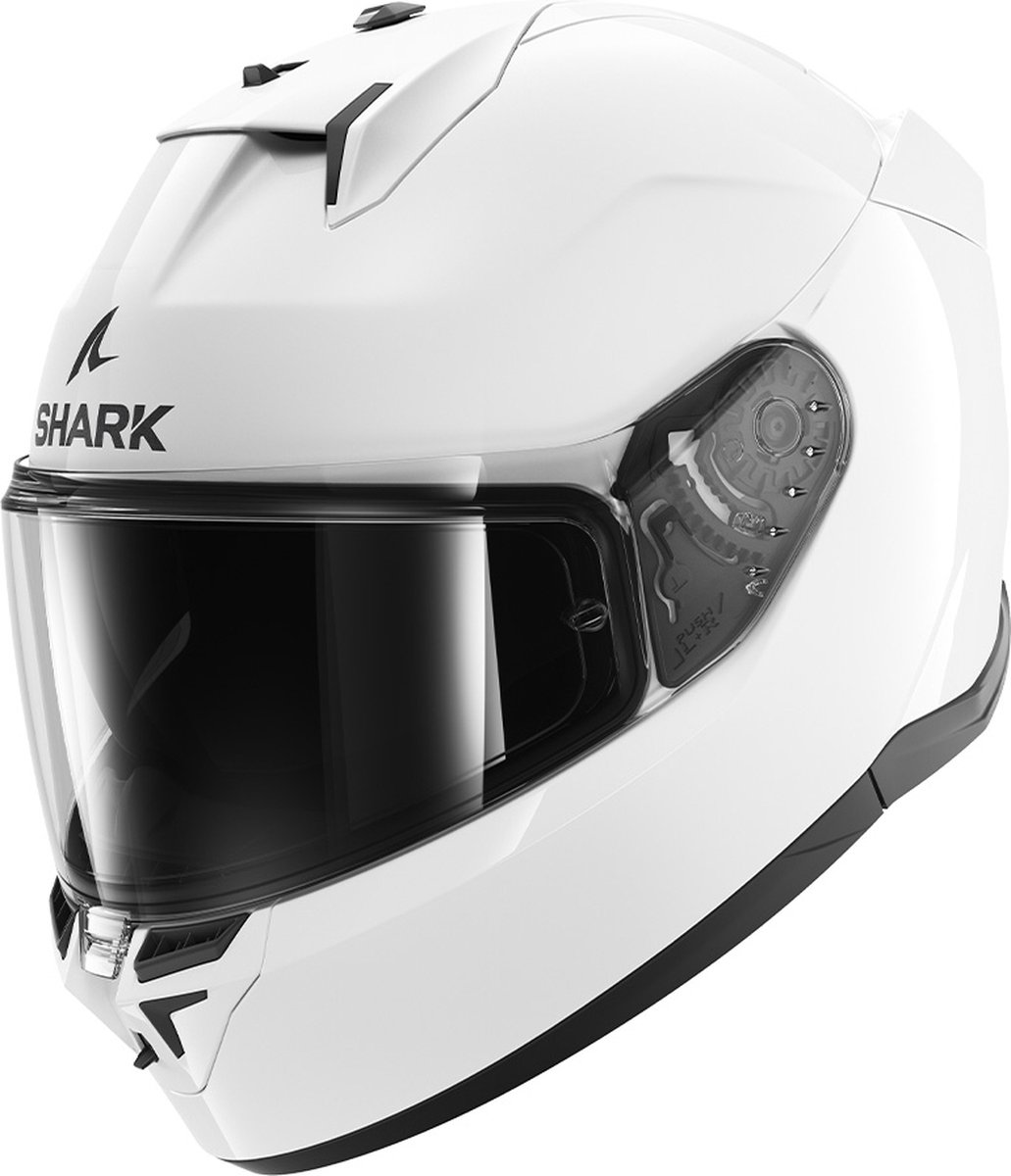 Shark D-Skwal 3 Blank White Azur WHU XL - Maat XL - Helm
