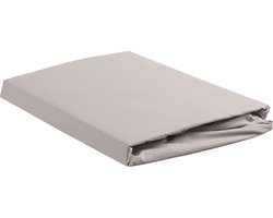 Beddinghouse - Percale katoen - Hoeslaken - 180x210 cm - Licht grijs