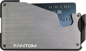 Fantom Wallet - Fantom S - regular (zonder coinholder) - 8-13cc slimwallet - unisex - zilver