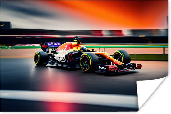 Poster Auto - Formule 1 - Circuit - Raceauto - 30x20 cm