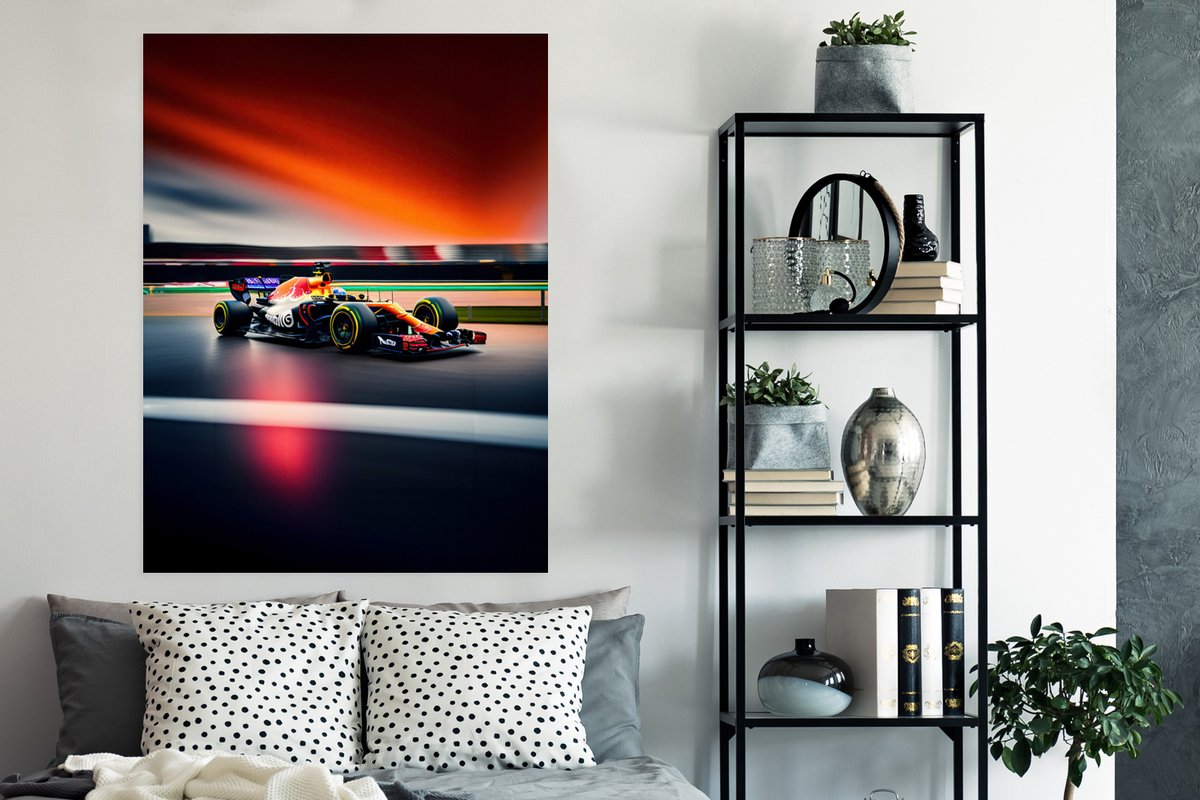 Poster Auto - Formule 1 - Circuit - Raceauto - 90x120 cm