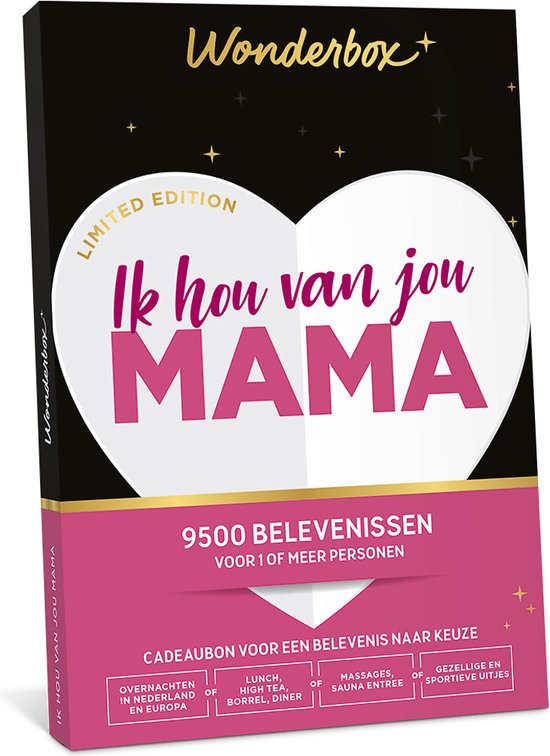 Wonderbox Cadeaubon - Ik hou van jou mama