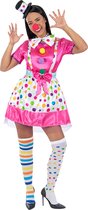 Funidelia | Clown Kostuum Voor voor vrouwen  Clowns, Circus, Originele en Leuke - Kostuum voor Volwassenen Accessoire verkleedkleding en rekwisieten voor Halloween, carnaval & feesten - Maat L - XL - Rood