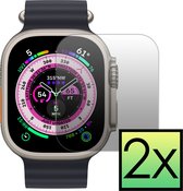 Screenprotector Geschikt voor Apple Watch Ultra 2 Screenprotector Tempered Glass Gehard Glas - 2x