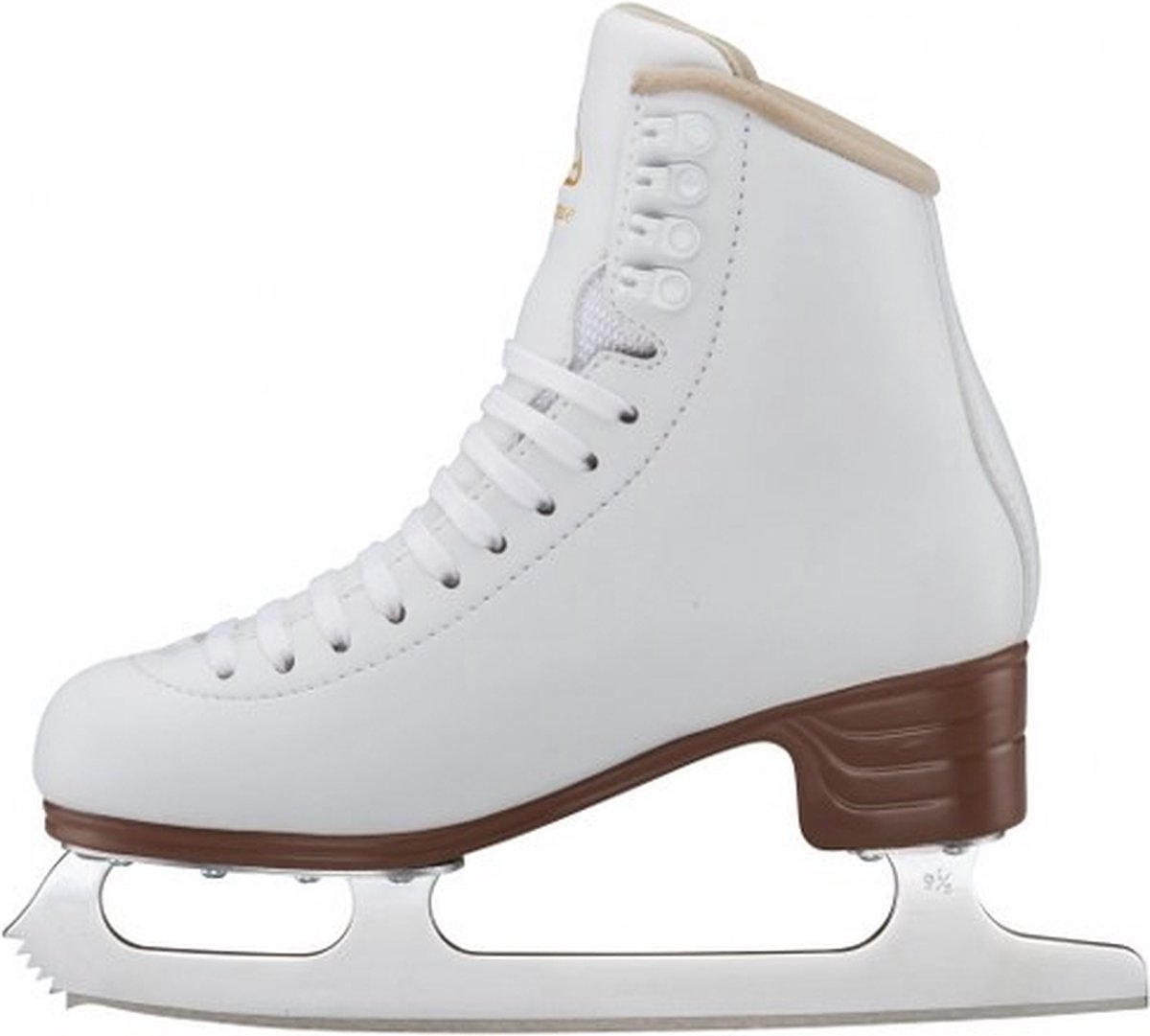 Jackson – Mystique – Kunstschaatsen – Schaatsen – Dames – Wit – Versterkte Enkelsteun & RVS IJzer – Maat EU 34.5