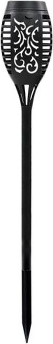 Svenska Living - Tuinfakkel (4 stuks)  - 50cm - LED - Solar. Op Zonne-energie -  vlam effect