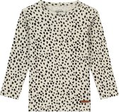 Prénatal peuter shirt rib - Meisjes Kleding - Light Brown Melange - Maat 110