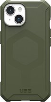 UAG - Essential Armor Mag iPhone 15 Hoesje - olijfgroen
