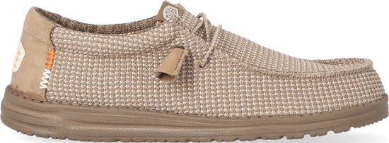 HEYDUDE Heren Wally Coastline Jute - Casual instappers - Mocassin-stijll - Olijfgroen, 42 EU