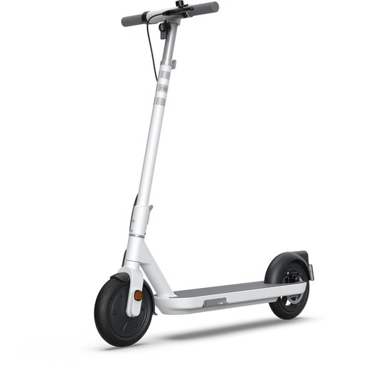 OKAI ES10 Elektrische Step voor Volwassenen Wit - Elektrische Scooter met 9'' Luchtbanden - Motorvermogen E Step van 600W - Bereik tot 30km aan Snelheid van 25km/u