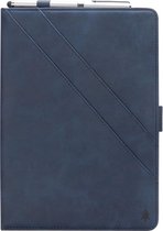 Shop4 - Geschikt voor iPad Pro 11 (2018) Hoes - Book Cover Retro Donker Blauw
