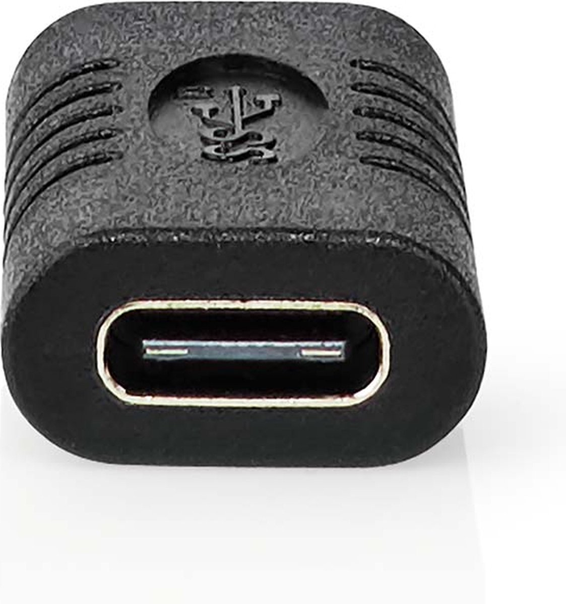 USB-C naar USB-C koppelstuk - USB3.2 (tot 10 Gbit/s) - PD tot 20V/3A - video tot 4K 60Hz / zwart
