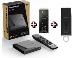 Formuler Z11 Pro Max + 64GB USB + Qsmarter Lader (Android 4K Set-top box)