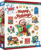 Super Mario Puzzel: Happy Holidays - Puzzel 1000 Stukjes