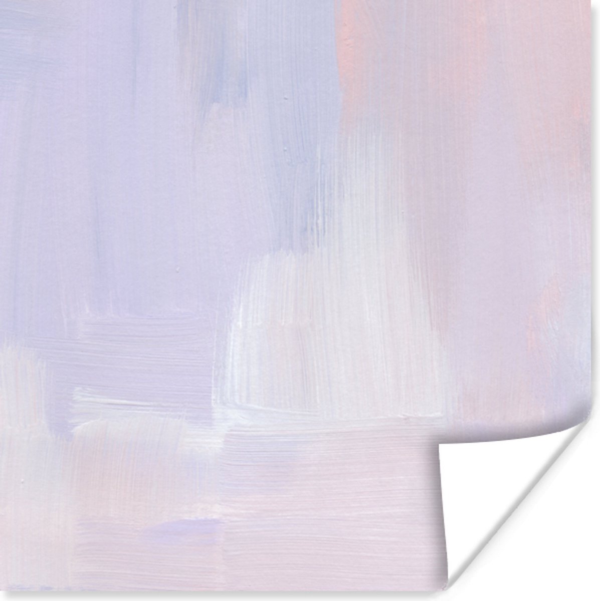 Poster Pastel - Verf - Design - 75x75 cm
