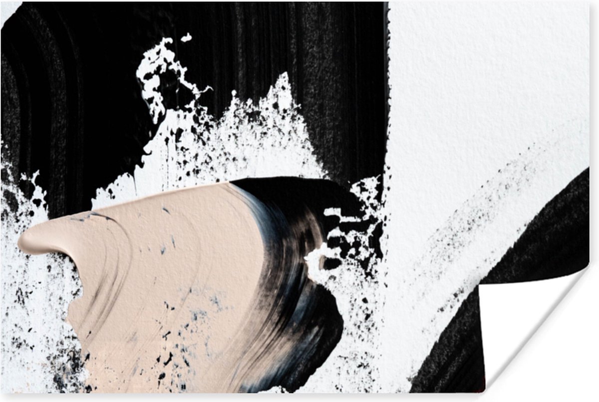 Poster Verf - Abstract - Design - 120x80 cm