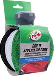 Turtle Wax Grip It Applicator Pads verpakking met groene, witte en zwarte pads.