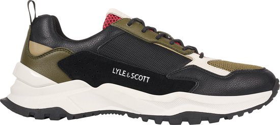 Lyle & Scott - Sneaker - Male - Black - Olive - 41 - Sneakers