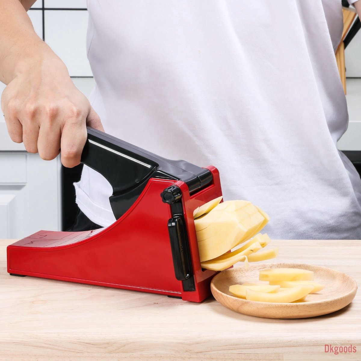 Slicer Groentesnijder, aardappelschaaf, golven, golvende keukenschaaf, roestvrij staal, aardappelfrietsnijder, keukensnijder, aardappelchipsnijder van hout