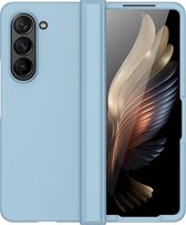 Mobigear Hoesje geschikt voor Samsung Galaxy Z Fold 5 Telefoonhoesje Hardcase | Mobigear Colors Backcover | Galaxy Z Fold 5 Case | Back Cover - Blauw