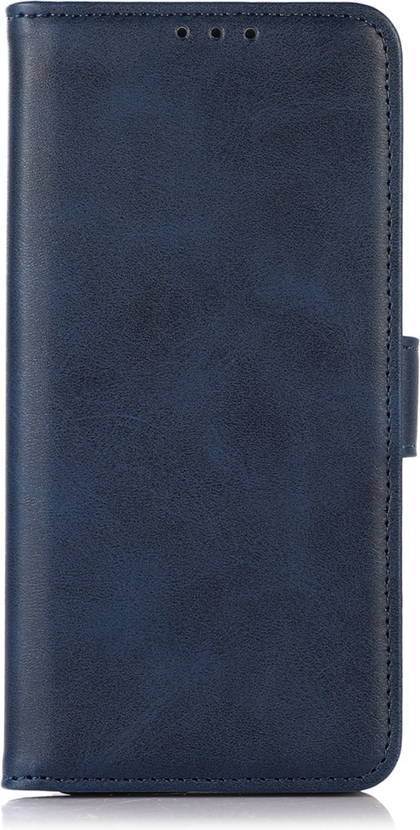 Mobigear Telefoonhoesje geschikt voor Sony Xperia 1 V Hoesje | Mobigear Wallet Bookcase Portemonnee | Pasjeshouder voor 3 Pasjes | Telefoonhoesje voor Pinpas / OV Kaart / Rijbewijs - Blauw