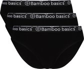 Bamboo Basics - Lot de 3 Culottes en Bamboe femmes Yara - Zwart - M