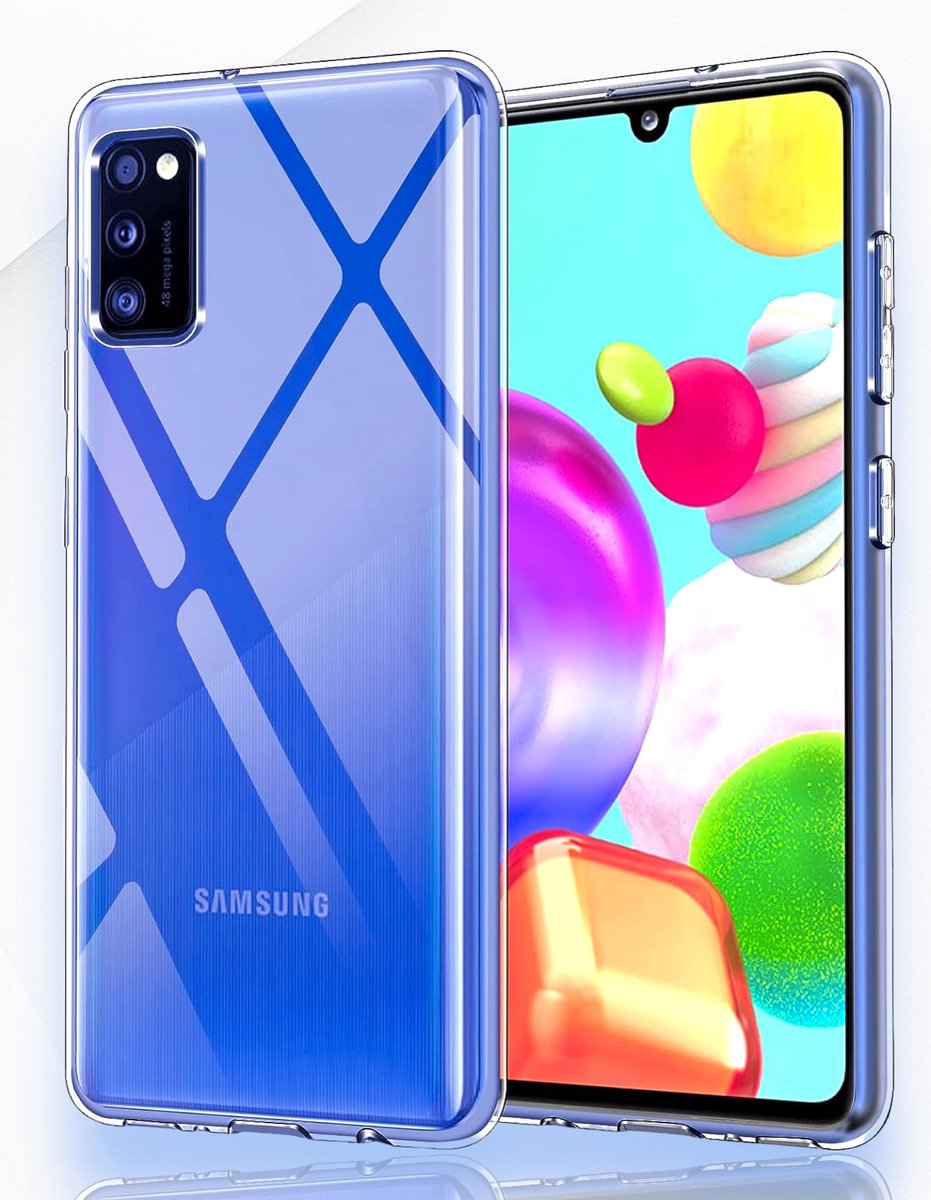 Samsung Galaxy A41 Silicone Hoesje - Samsung A41 Transparante Bescherming Hoesje - Maximaal Stevig Hoesje van Premium Kwaliteit.