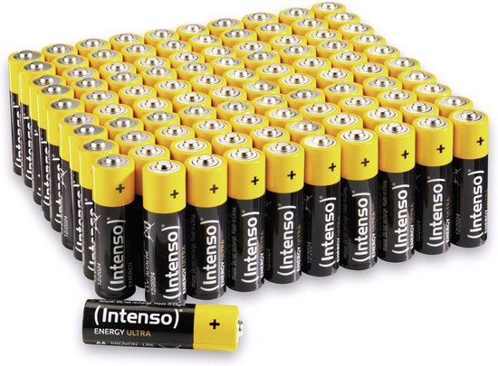(Intenso) Energy Ultra batterijen AA / LR06 - 100 Megapack - Alkaline (7501920MP)